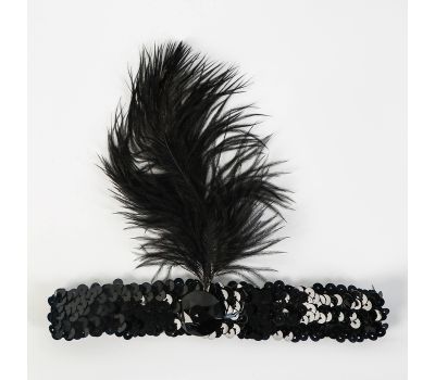 Карнавальный набор «Вечеринка Гэтсби. Блондинка» — парик, повязка, бусы, мундштук, изображение 5