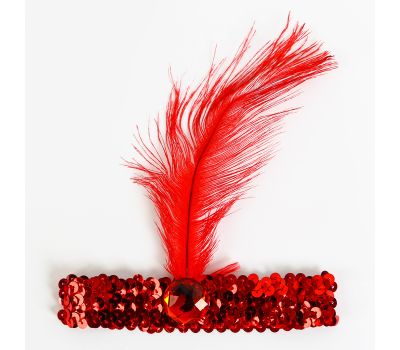 Карнавальный набор «Вечеринка Гэтсби. Брюнетка» — парик, повязка, бусы, изображение 4