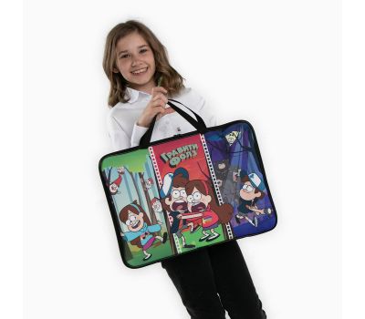 Папка с ручками текстильная A3 «Гравити Фолз» — 47×35 см, эргономичный дизайн, изображение 7