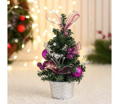 Искусственная настольная ёлка «Зимнее волшебство. Праздничная» 10×17 см, изображение 3