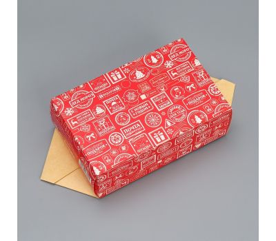 Подарочная коробка-конфета «Сказочная почта» с надписью «Тому, кто себя хорошо вёл», 14,6×9,3×5,3 см, набор 5 шт, изображение 3