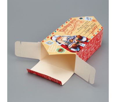 Подарочная коробка-конфета «Сказочная почта» с надписью «Тому, кто себя хорошо вёл», 14,6×9,3×5,3 см, набор 5 шт, изображение 5