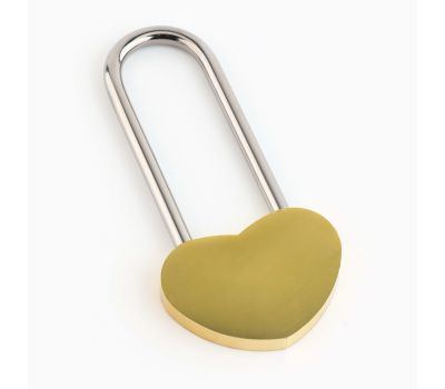 Свадебный замок «Ты+Я=Семья» — золотой и красный символ нерушимой любви, изображение 2