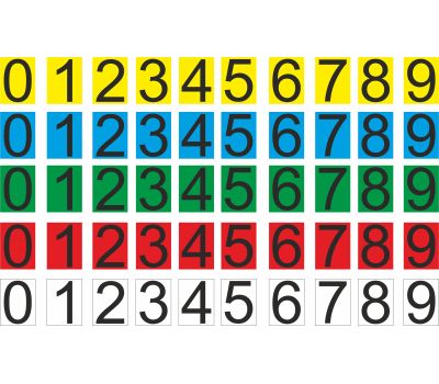 Цифровые разряды — схемы: набор из 50 карточек для обучения структуре чисел, изображение 2