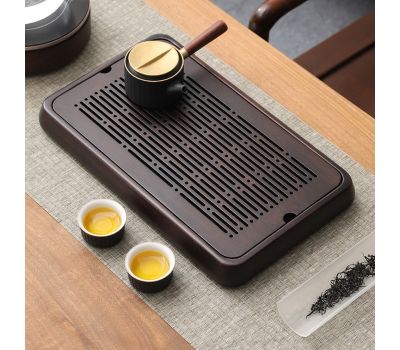 Поднос для чайной церемонии ДЖЕКИЧАЙ — бамбуковая чабань с системой слива, изображение 4