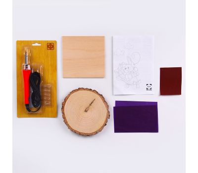 Набор для выжигания по дереву «Дорога в облака» — полный комплект для творчества детей, изображение 3