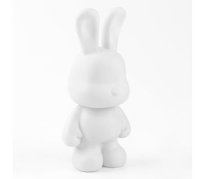 Алмазная мозаика на фигурке с полным заполнением «Зайка», розовый, изображение 2