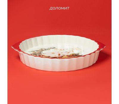 Блюдо для запекания «Сани Деда Мороза» — новогодняя форма для праздничных блюд, изображение 2