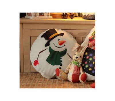 Подушка декоративная новогодняя «Этель. Снеговичок» 32×32 см, изображение 2