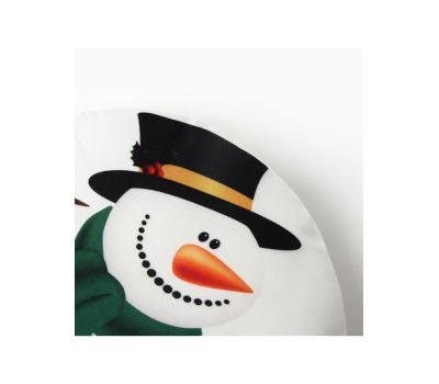 Подушка декоративная новогодняя «Этель. Снеговичок» 32×32 см, изображение 4