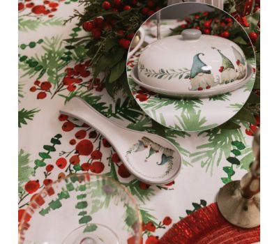 Подарочный набор «Домашние гномики»: блинница и подставка под ложку, изображение 3