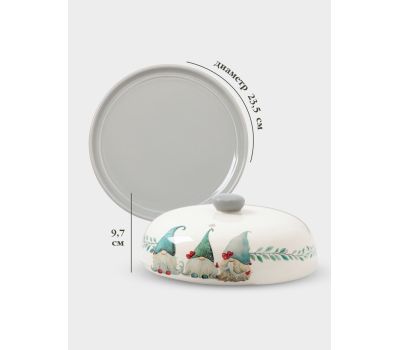 Подарочный набор «Домашние гномики»: блинница и подставка под ложку, изображение 4