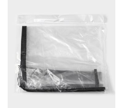 Кофр для хранения вещей, 53×45×15 см, прозрачный, цветной замок, изображение 8