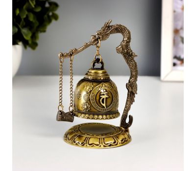 Колокол-гонг настольный «Будда», металл, изображение 3