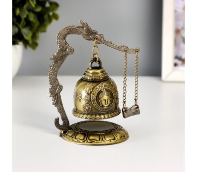 Колокол-гонг настольный «Будда», металл, изображение 4