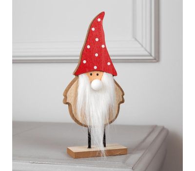 Светодиодная фигура «Дед Мороз» — стильный новогодний декор с тёплым белым свечением, изображение 2