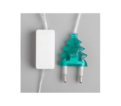 Гирлянда «Нить» 5 м с насадками «Снежинки малые», 20 LED, изображение 7