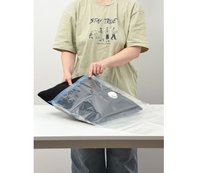 Вакуумные пакеты с клапаном для компактного хранения и защиты ваших вещей — освободите место в шкафу и защитите от влаги и запахов!, изображение 5