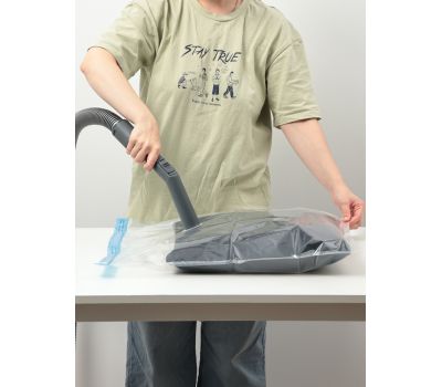 Вакуумные пакеты с клапаном для компактного хранения и защиты ваших вещей — освободите место в шкафу и защитите от влаги и запахов!, изображение 7