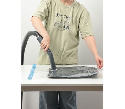 Вакуумные пакеты с клапаном для компактного хранения и защиты ваших вещей — освободите место в шкафу и защитите от влаги и запахов!, изображение 8