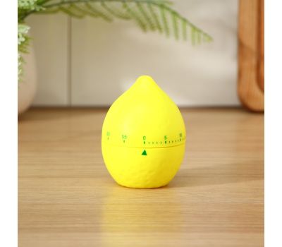 Таймер кухонный механический «Лимон», жёлтый