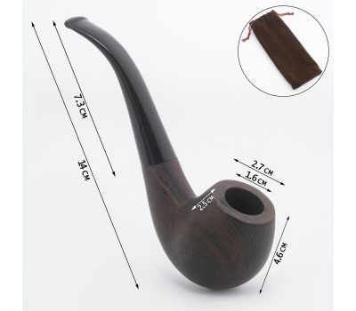 Трубка курительная «Командор Премиум» — респектабельный аксессуар с полным комплектом для ценителей табака, изображение 2