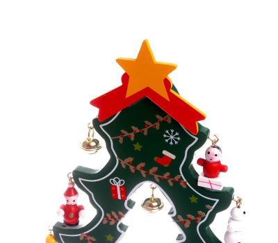 Сувенир «Ёлка» деревянная, 13×18 см — уютный акцент новогоднего интерьера, изображение 6