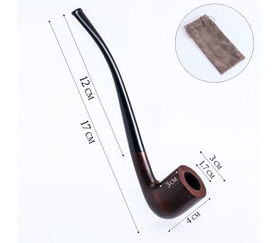 Трубка для табака «Командор Премиум» 888 — классическая, 17×4 см, изображение 2