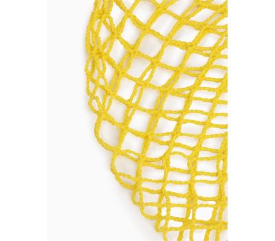 Желтая авоська из хлопка 41 х 27 см, изображение 5