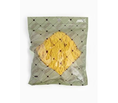 Желтая авоська из хлопка 41 х 27 см, изображение 7