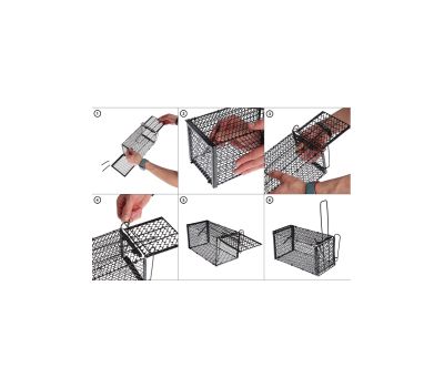 Крысоловка металлическая 27×14×14 см — эффективная ловушка для защиты от грызунов, изображение 11