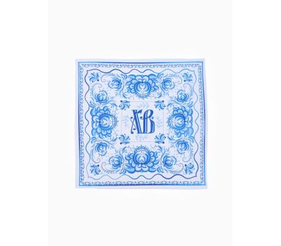 Салфетка пасхальная на стол «Гжель ХВ» 65×65 см, изображение 3