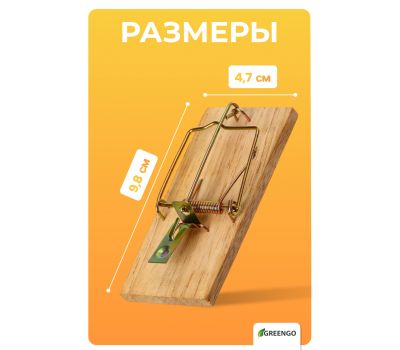 Мышеловки 9x5 см – надежное решение для борьбы с грызунами!, изображение 3