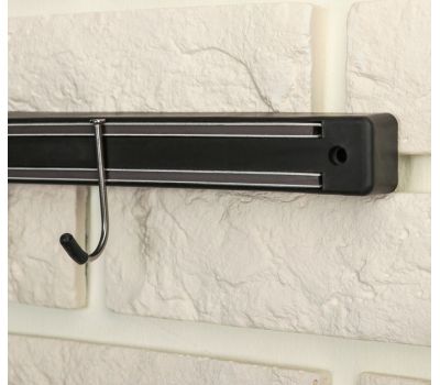 Магнитный держатель для ножей 34 см с крючками — порядок и удобство на кухне, изображение 7