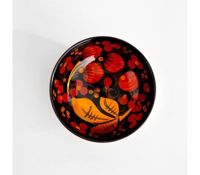 Набор посуды «Розетка с ложкой» — деревянная хохломская посуда для красивой сервировки, изображение 2