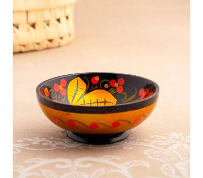 Набор посуды «Розетка с ложкой» — деревянная хохломская посуда для красивой сервировки, изображение 7