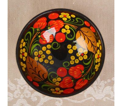 Набор посуды «Розетка с ложкой» — деревянная хохломская посуда для красивой сервировки, изображение 5