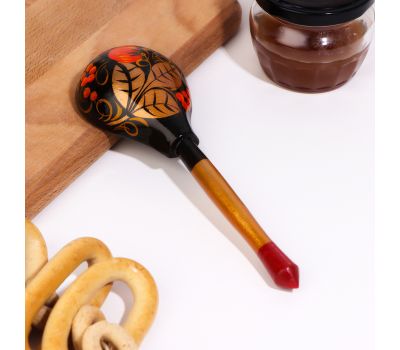 Деревянная ложка «Ягодка» 19×6 см — уют и традиции на вашей кухне, изображение 2