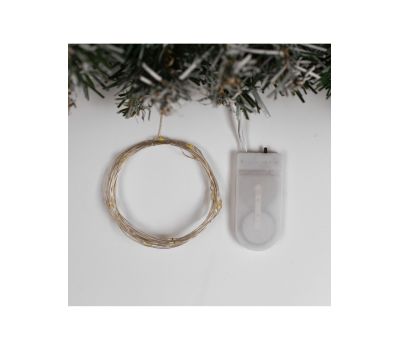 Гирлянда «Нить» 2 м «Роса» — тёплый свет для уюта и декора, изображение 5