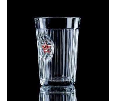 Гранёный стакан «Звезда» непробиваемый 250 мл из прочного стекла, изображение 6