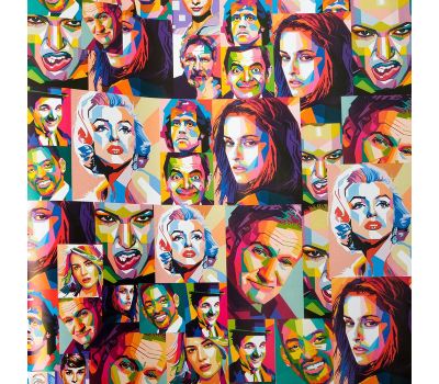 Бумага глянцевая "Pop-art актеры" : добавьте креатива в каждую упаковку!, изображение 3