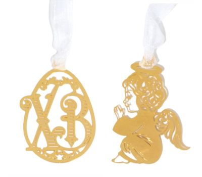 Набор украшений для вербы «ХВ» и «Ангел» — праздничный декор к Пасхе, изображение 2