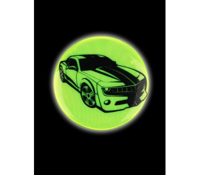 Светоотражающий значок «Авто», d = 5,8 см, изображение 3