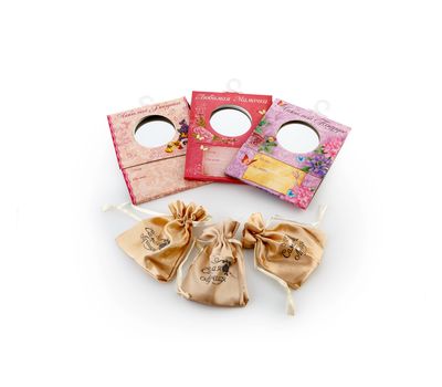 "Компактное зеркало в мешочке с подарочной коробкой", изображение 2