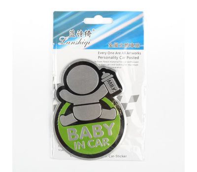 Декоративная наклейка на автомобиль «Baby in car» – сделайте ваш автомобиль уникальным, изображение 4