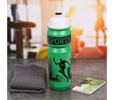 Полезный набор для фитнеса: бутылка для воды, полотенце и блокнот, изображение 4