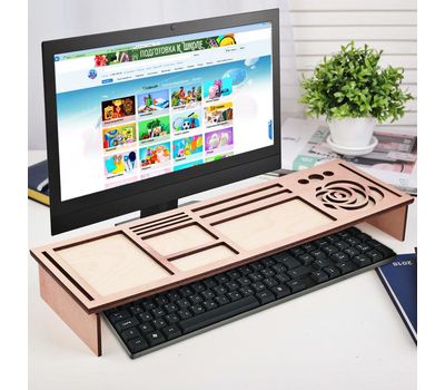 Деревянный органайзер для клавиатуры - порядок и удобство на вашем рабочем столе!, изображение 2