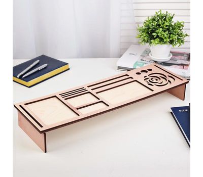 Деревянный органайзер для клавиатуры - порядок и удобство на вашем рабочем столе!, изображение 5