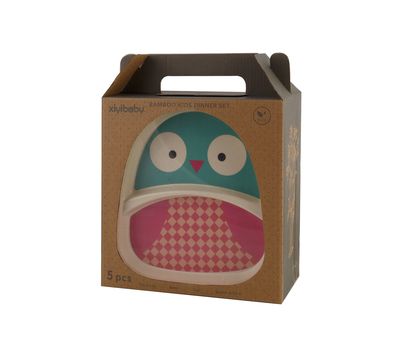 Набор детской посуды из бамбука «Bamboo Kids Set» — яркий и безопасный выбор для вашего ребенка!, изображение 4