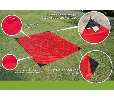 Коврик для пляжа и пикника Beach Mat — идеальный выбор для вашего отдыха на природе!, изображение 2